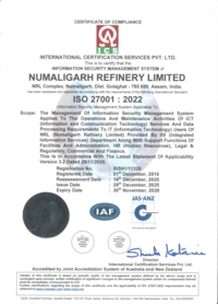 Certificate document 5